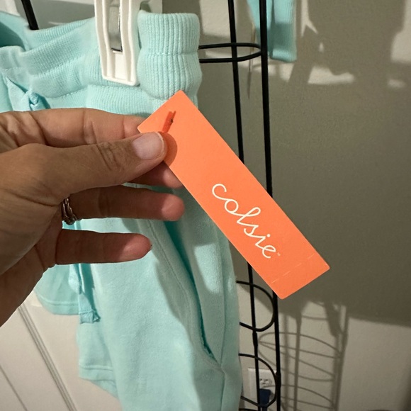 Colsie Light Teal Lounge Set - Picture 2 of 5